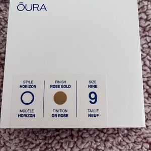 Oura Horizon Gen 3 Ring in Rose Gold